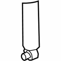 OEM 2000 Hyundai Sonata Rear Shock Absorber Assembly - 55311-38400