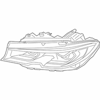 OEM 2021 BMW 330e xDrive Headlight, Led, Ahl, Left - 63-11-8-496-159
