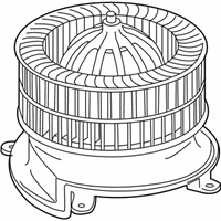 OEM 2002 BMW 745Li Blower Unit - 64-11-6-913-401