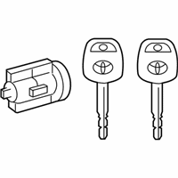 OEM 2010 Toyota Camry Cylinder & Keys - 69057-04030