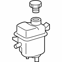 OEM 2017 Lexus IS200t Tank Assembly, INTERCOOL - 16640-36031