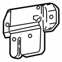 OEM 1997 Pontiac Sunfire Rear Compartment Lid Lock Assembly - 16637249