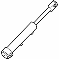 OEM 2010 BMW 650i Hydraulic Cylinder For Convertible Top - 54-34-7-019-807