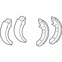 OEM 2004 Kia Optima Rear Brake Shoe & Lining Kit - 583053CA00