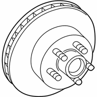 OEM 1999 GMC C2500 Front Brake Rotor Assembly - 19152696