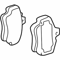 OEM Chevrolet P30 Front Pads - 19167290