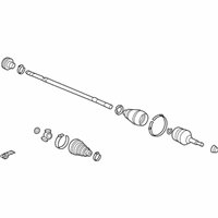 OEM 2007 Acura TL Driveshaft Assembly, Passenger Side - 44305-SEP-A10