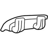 OEM 2000 Chevrolet Cavalier Handle, Rear Side Door Outside - 22650705