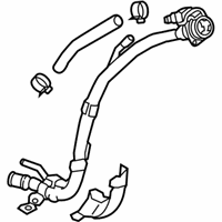 OEM 2019 Hyundai Elantra Filler Neck & Hose Assembly - 31030-F3500