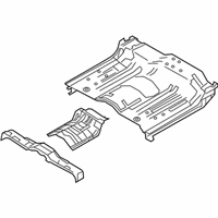 OEM 2017 Nissan Titan XD Floor Assy-Rear - 74500-EZ20A