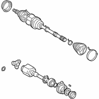 OEM 2005 Toyota RAV4 Axle Assembly - 43410-42070