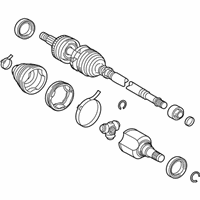 OEM 2015 Toyota Prius Plug-In Axle Assembly - 43410-47031