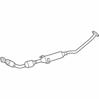 OEM 2004 Pontiac Vibe 3-Way Catalytic Convertor Assembly (W/ Exhaust Manifold Pipe) - 19205432
