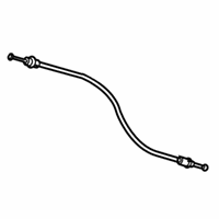 OEM Lexus RX400h Cable Assy, Rear Door Inside Locking - 69770-0E010