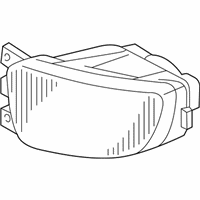 OEM Lexus GS400 Lamp Unit, Fog Lamp, RH - 81211-30243