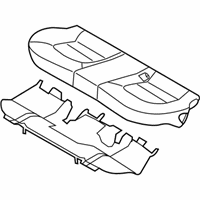 OEM 2013 Kia Rio Cushion Assembly-Rear Seat - 891001W050BDW