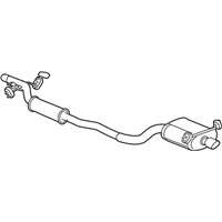 OEM 2005 Chrysler Pacifica Exhaust Muffler And Resonator - 4809692AF