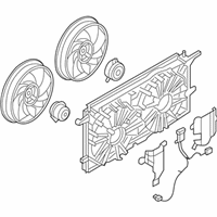 OEM 2006 Pontiac Montana Cooling Fan Shroud - 15211590