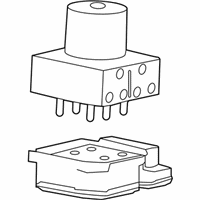 OEM 2015 Buick LaCrosse ABS Control Unit - 23227589