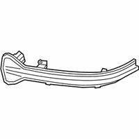 OEM 2017 BMW 740e xDrive Turn Indicator Exterior Mirror Left - 51-16-7-414-649