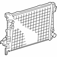 OEM 2007 Dodge Ram 3500 Engine Cooling Radiator - 55056682AB