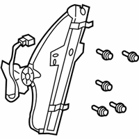 OEM 2005 Honda Insight Regulator Assembly, Left Front Door Power - 72250-S3Y-A05