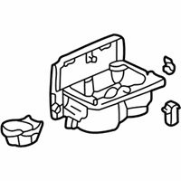 OEM 2000 Honda Accord Holder Assembly, Cup (Wood Grain) - 77230-S84-G01ZA