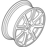 OEM 2017 Ford Fiesta Wheel, Alloy - FE8Z-1007-A