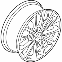 OEM 2014 Ford Fiesta Wheel, Alloy - C1BZ-1007-E