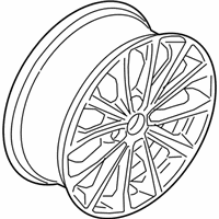 OEM 2016 Ford Fiesta Wheel, Alloy - C1BZ-1007-E