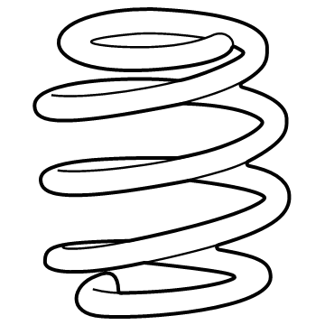 OEM Chevrolet Trailblazer Coil Spring - 42743537