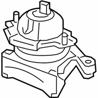 OEM 2016 Acura RDX Mounting Assembly, Rear Engine - 50810-TX4-A01