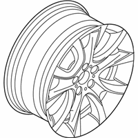 OEM 2009 BMW X6 Light Alloy Rim - 36-11-6-778-582