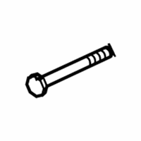 OEM BMW 750Li Hexagon Collar Screw - 33-00-6-766-024