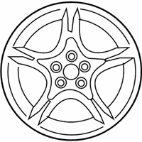OEM 2000 Toyota Celica Wheel, Alloy - 42611-20A60
