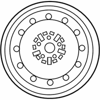 OEM 2001 Toyota Celica Wheel, Steel - 42611-2B270