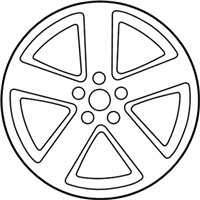 OEM 2010 Chrysler 300 Aluminum Wheel - 1DV21PAKAC