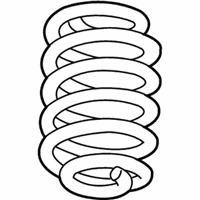 OEM 2017 GMC Yukon Coil Spring - 23154236