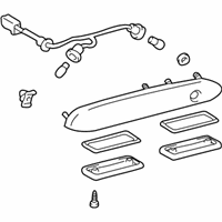 OEM Toyota License Lamp - 81270-08010-B1