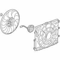 OEM 2020 Chevrolet Blazer Fan Assembly - 84595305