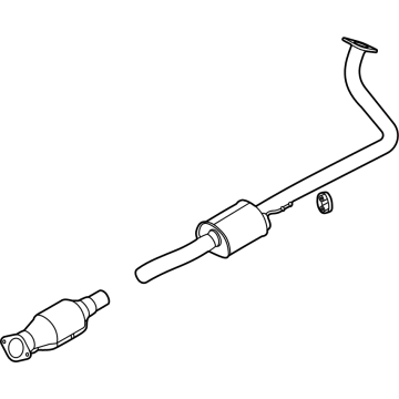 OEM Kia Seltos Center Muffler Complete - 28600Q5220