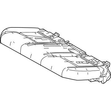 OEM 2022 Lexus NX450h+ PAD, RR SEAT CUSHION - 71611-78060
