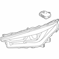 OEM 2021 Infiniti QX50 Headlamp Assembly Right - 26010-5NA0A