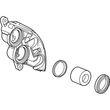 OEM 2022 Chevrolet Silverado 3500 HD Caliper - 13543459