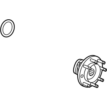 OEM GMC Sierra 3500 HD Hub & Bearing - 13512699