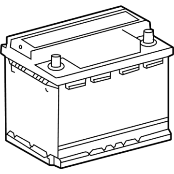 OEM 2007 Lexus GX470 TRUESTART Battery - 00544-24F60-575