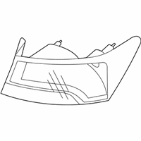 OEM 2012 Kia Forte Koup Lens & Housing-Rear Combination Outside - 924121M310