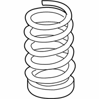OEM 2017 BMW M6 Gran Coupe Coil Spring, Rear - 33-53-2-284-578