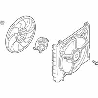 OEM 2018 Nissan Versa Shroud-Motor Fan - 21481-9KK0A