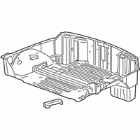 OEM 2013 Chevrolet Corvette Rear Floor Pan - 25953291